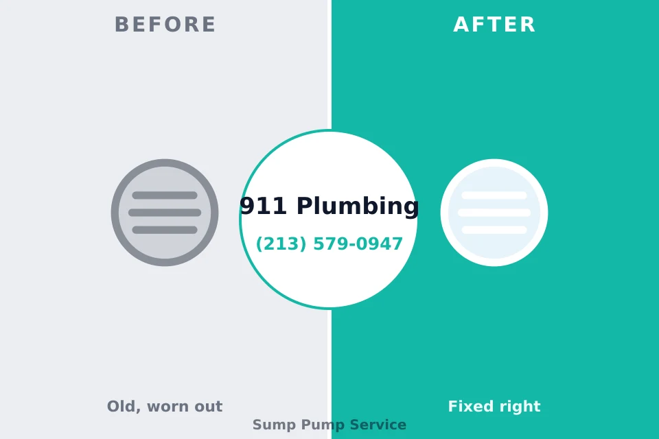 Before and after: plumbing company Bohemia, NY